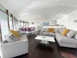 The open plan living area has panoramic views.