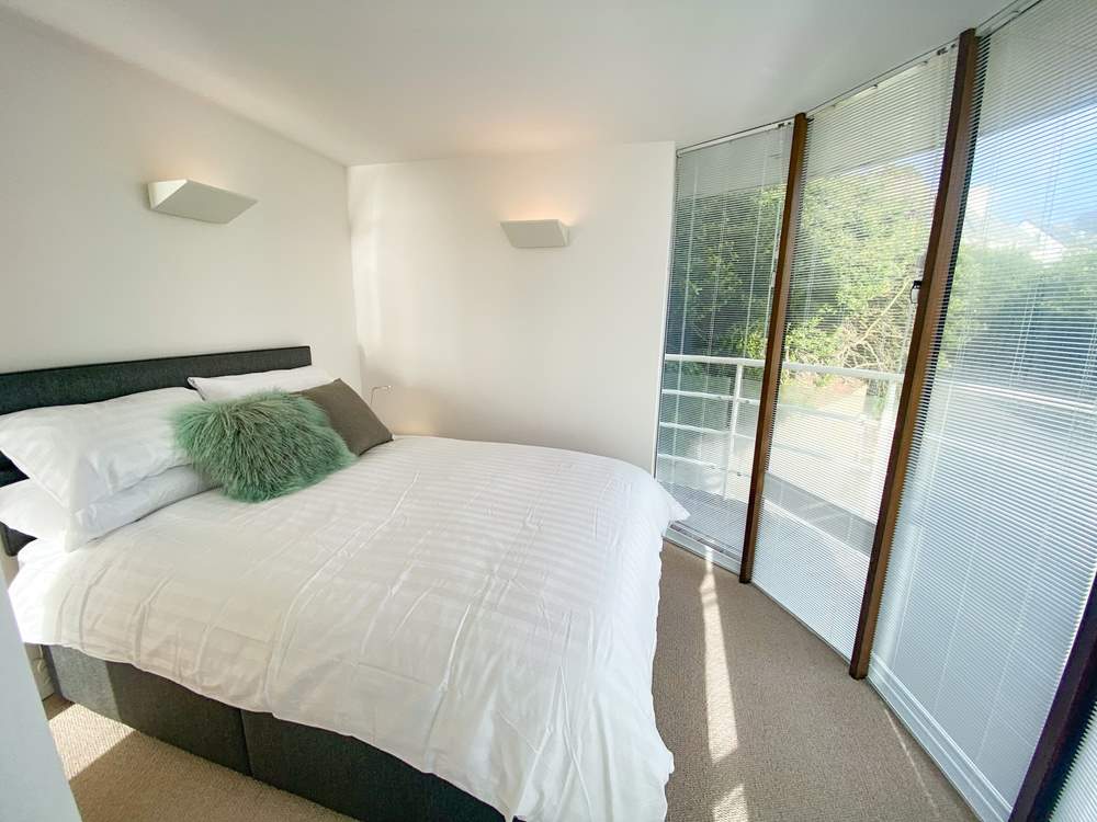 The bedrooms are stylish and cosy.