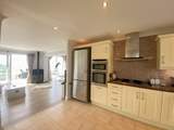 The stylish kitchen as all the equipment you'll need.
