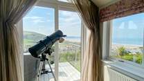 Your very own bird's eye view of the sea. Please note, the telescope has since been removed.  
