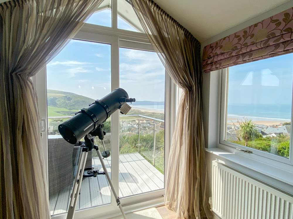 Your very own telescope for a bird's eye view of the sea.