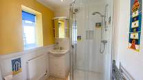 The en suite shower-room to the twin bedroom. 