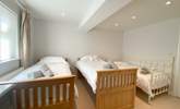 The twin bedroom has an additional day bed, suitable for children only. This room also has an en suite shower-room.  - Thumbnail Image