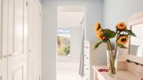 Stepping into bedroom 2 through this lovely dressing area.