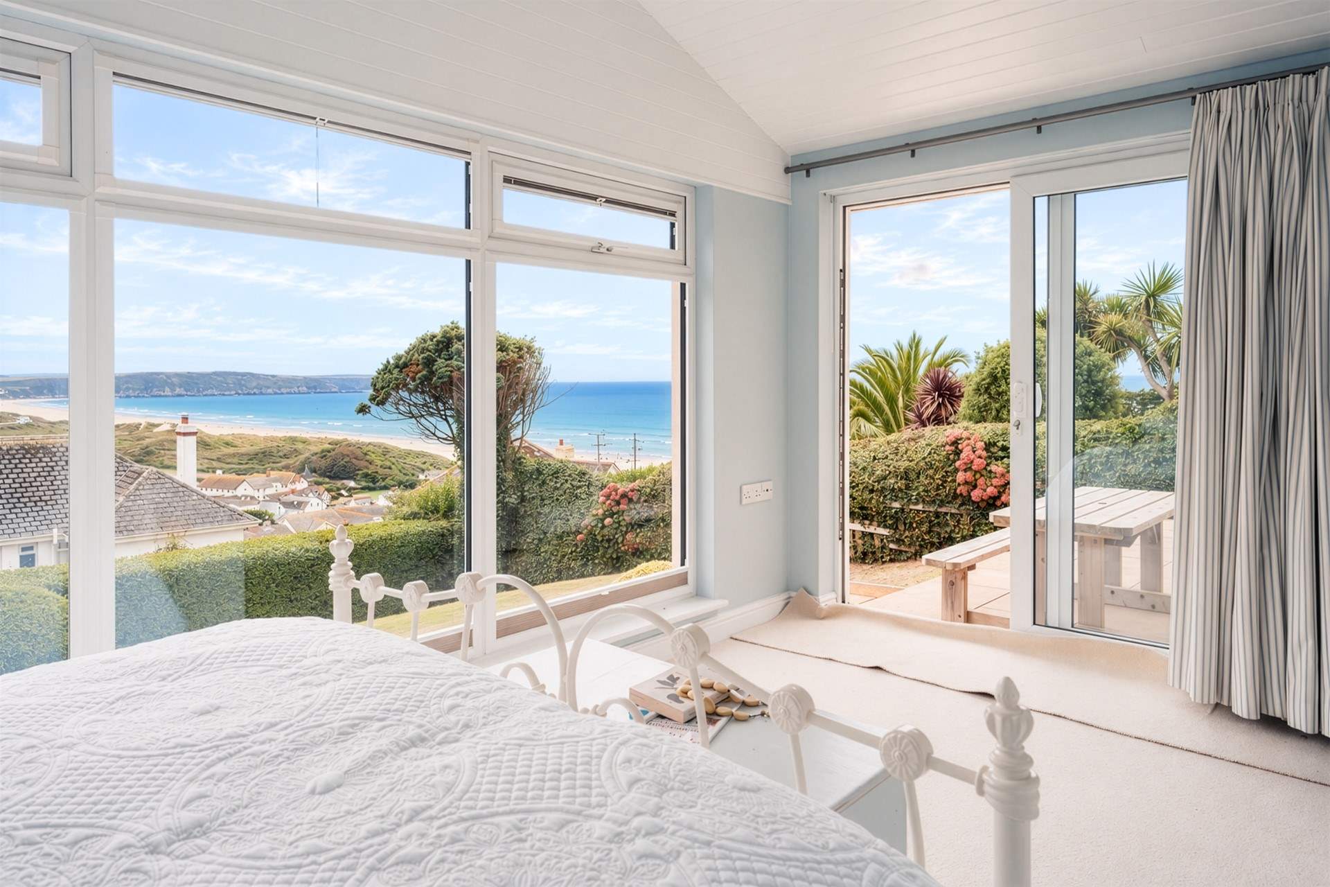 The bedrooms are beautifully furnished.
