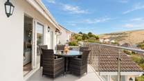 Head out onto the gorgeous balcony from the living area where you can enjoy al fresco dining whilst taking in the views.
