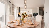 Dine in style on holiday. 