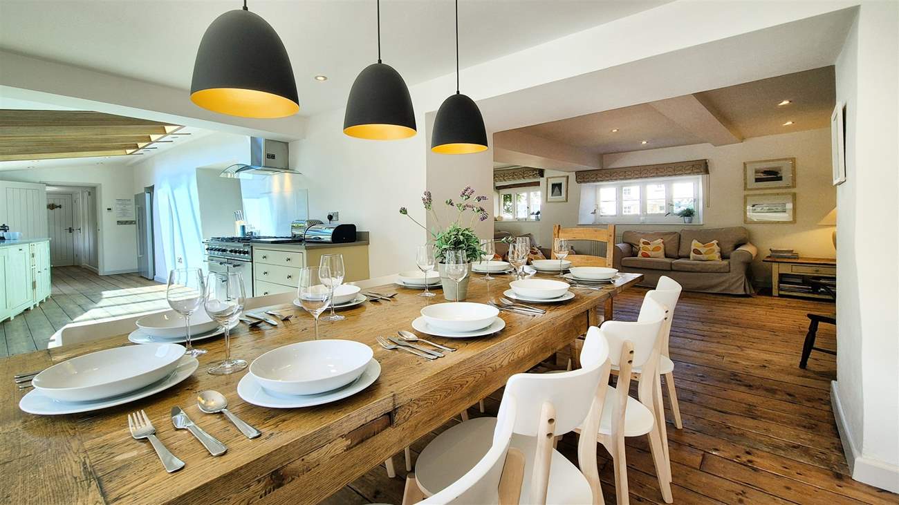 Traditional features marry seamlessly with beautiful furnishings here.