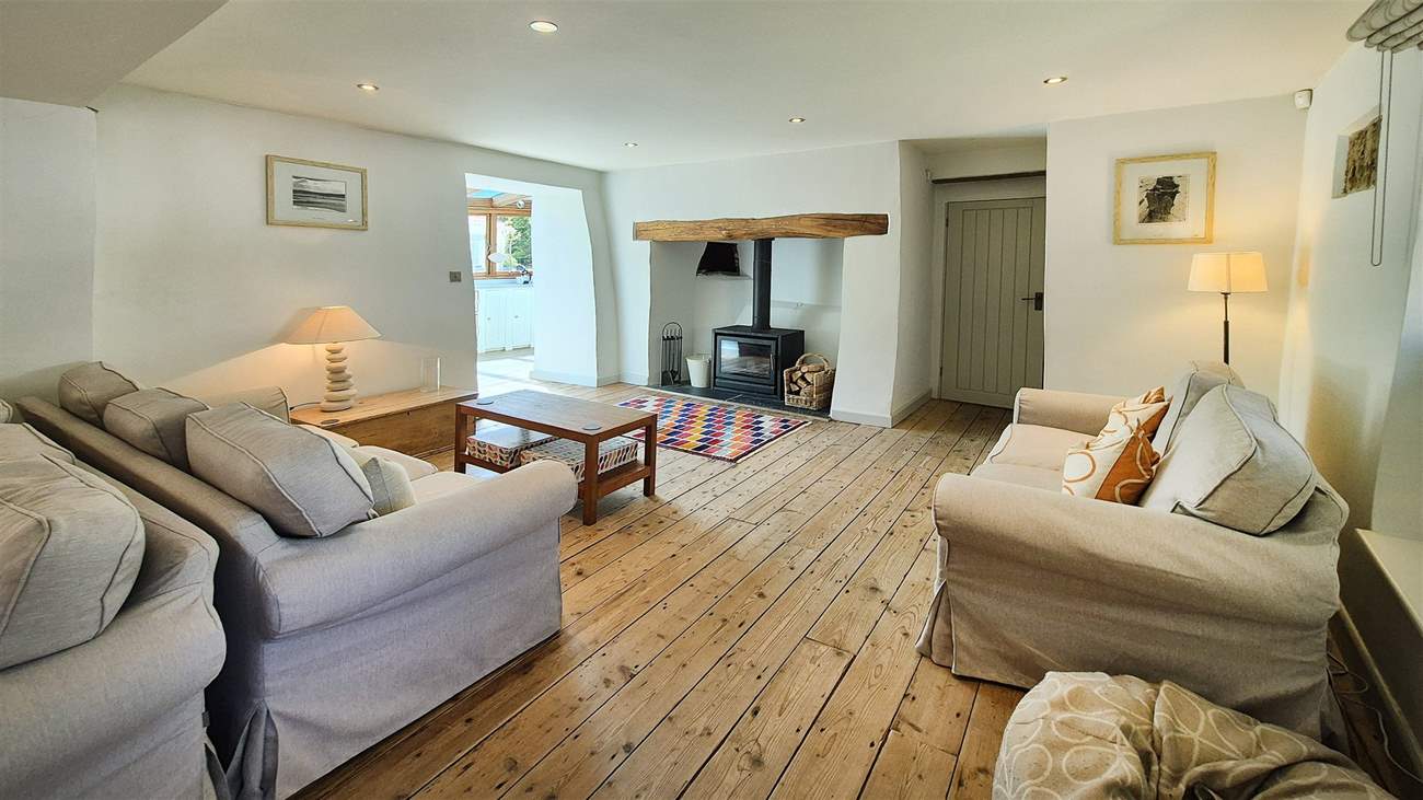Cosy nights in front of the wood-burner, perfect throughout the year.