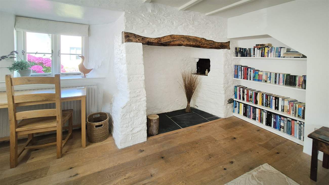 There's a desk in the second sitting-room for catching up with work emails or writing postcards.