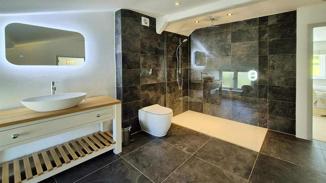The en suite shower-room to bedroom 2 is rather special.