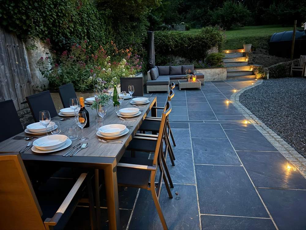 Dinner at dusk, what a special place.