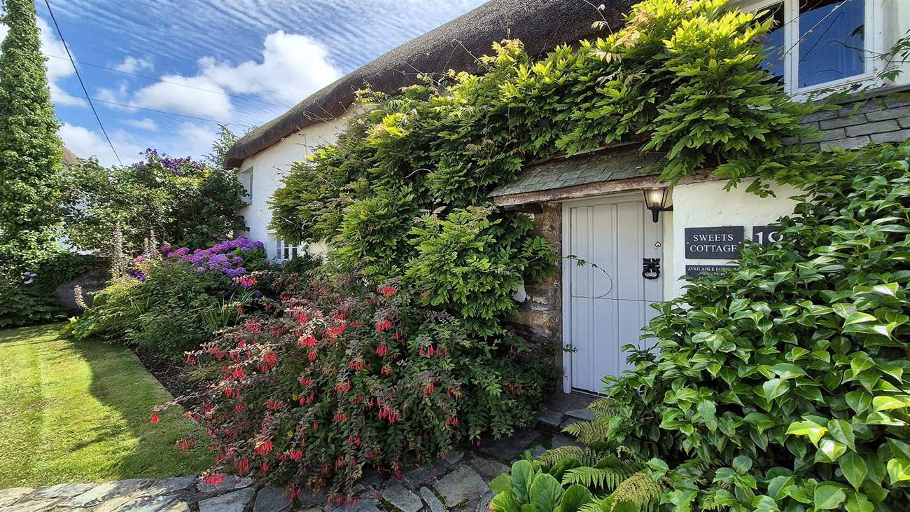The garden in full bloom is quite something.