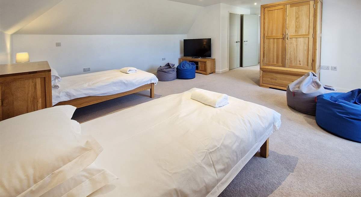 The twin room is very spacious, perfect for adults or children.