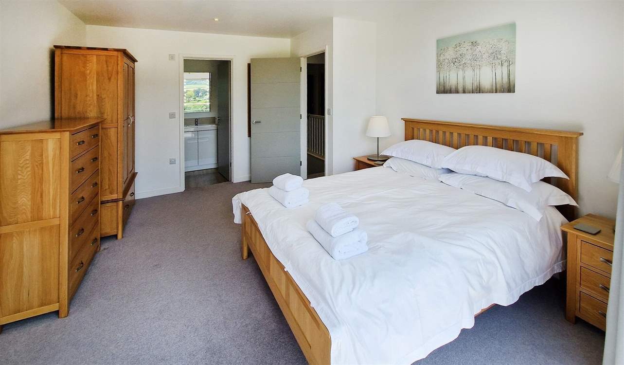 And each bedroom on the first floor has en suite facilities too.