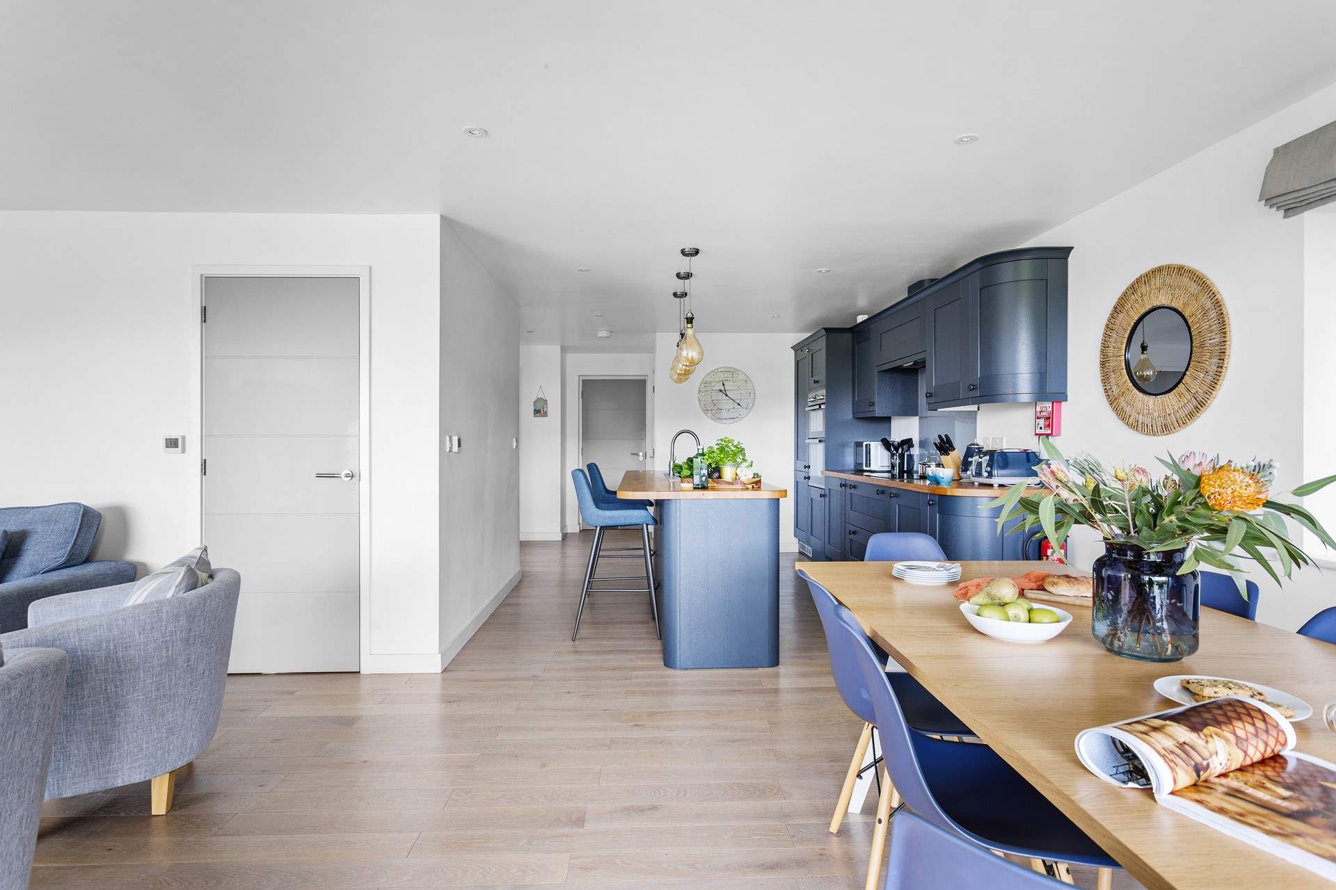 The perfect open plan living area for all the family to come together and relax.