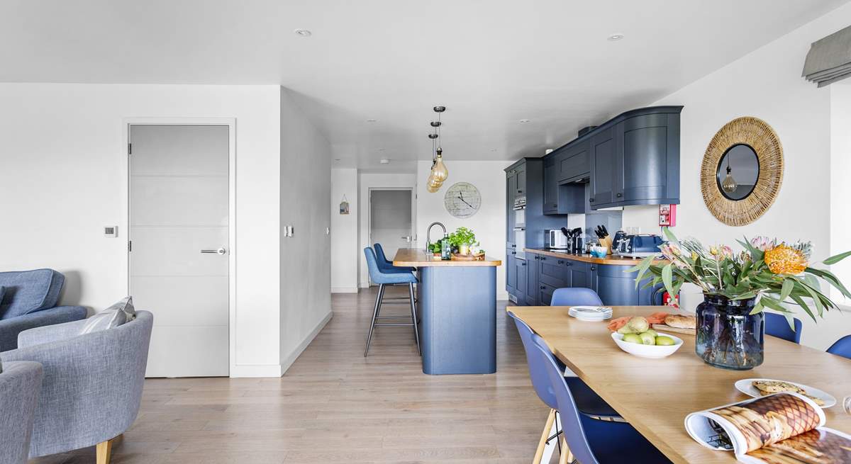 The perfect open plan living area for all the family to come together and relax.