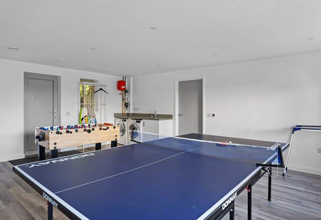 The ground floor games room will be a hit with all the family.