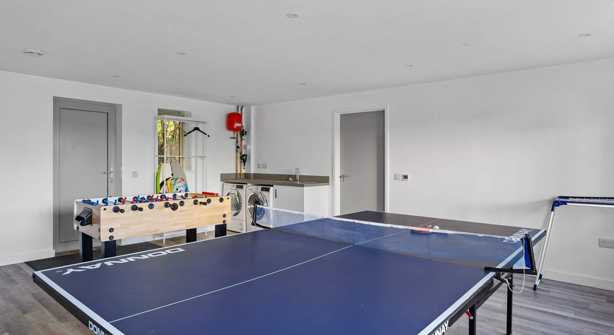 The ground floor games room will be a hit with all the family.