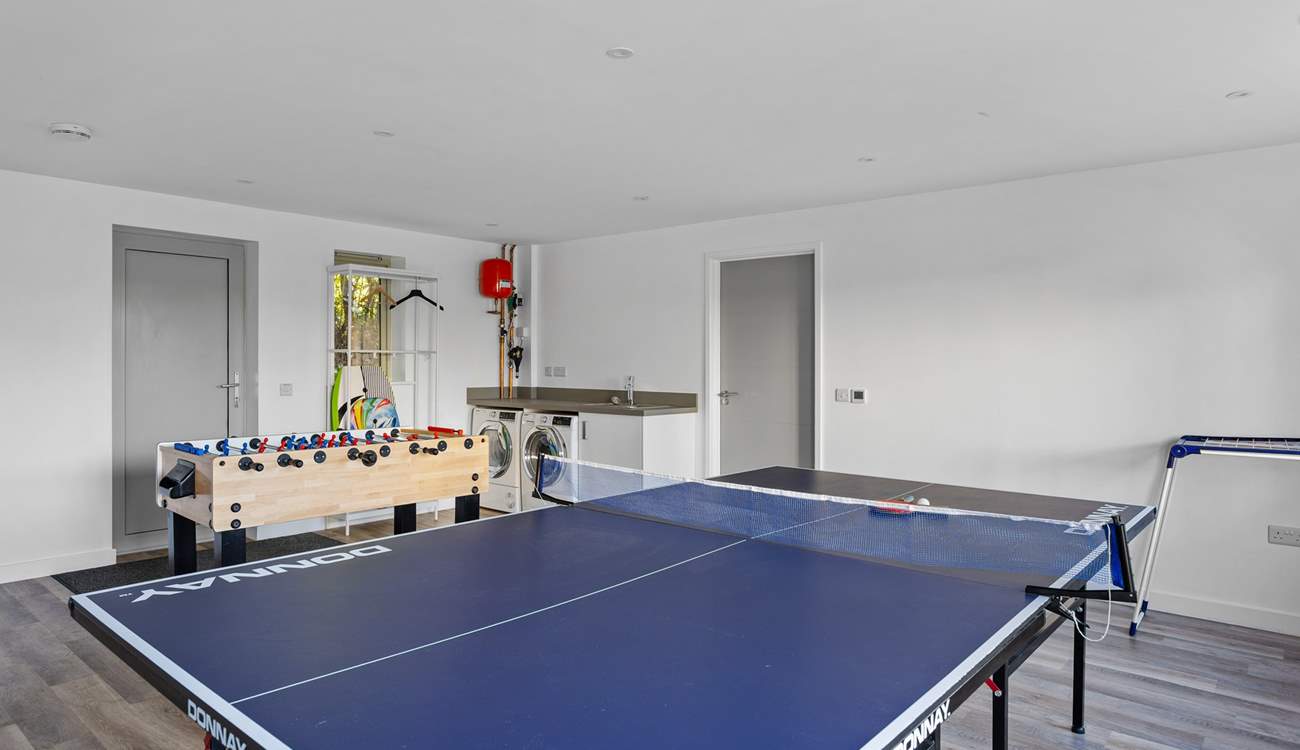 The ground floor games room will be a hit with all the family.