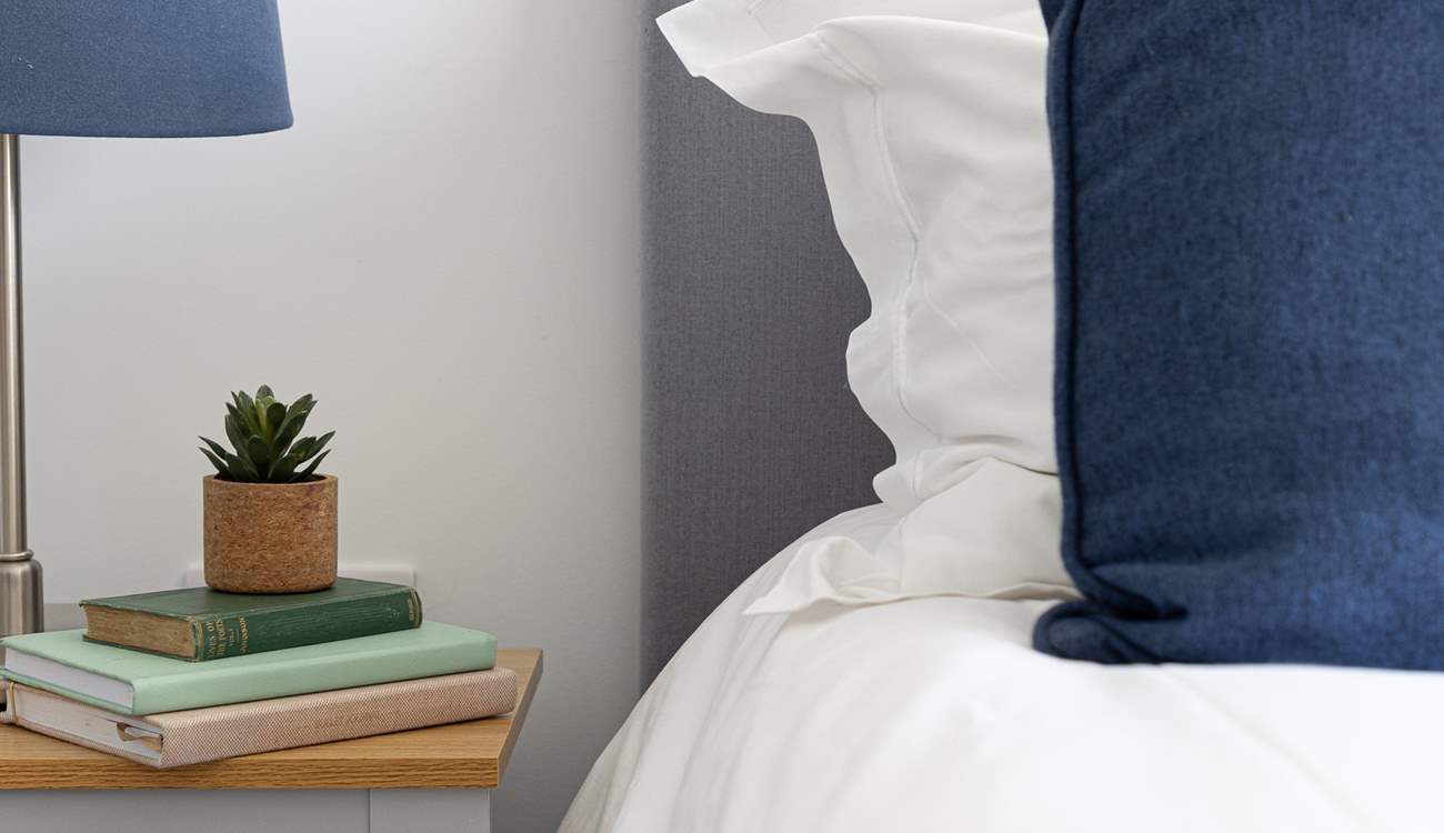 Sink into a restful sleep after a few pages of your holiday read.