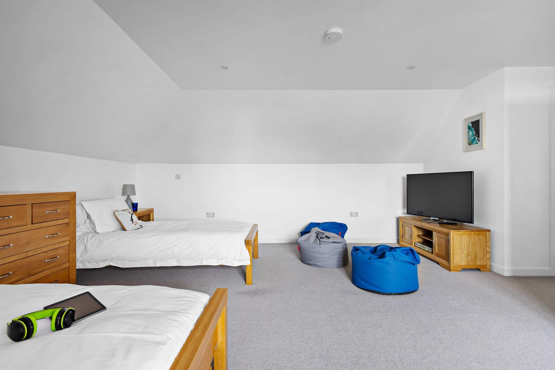 The perfect hangout room for teenagers with a shower en suite.