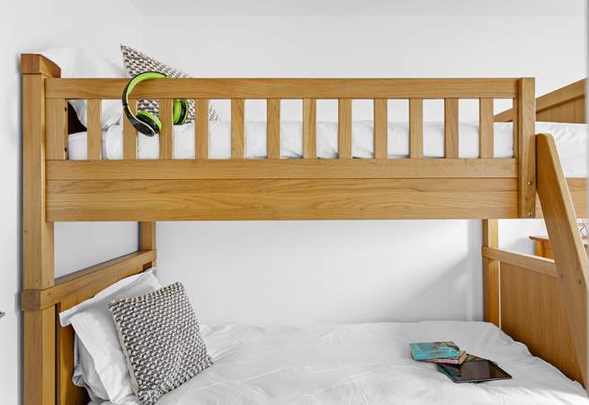 The downstairs bunkroom. 