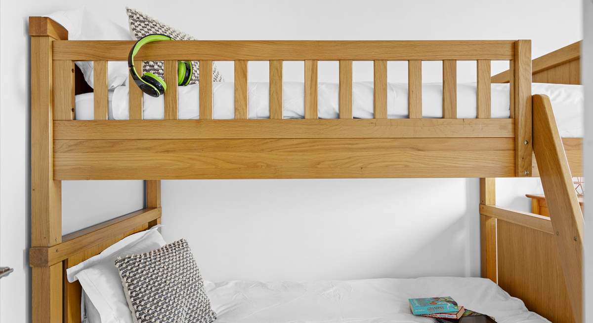 The downstairs bunkroom. 