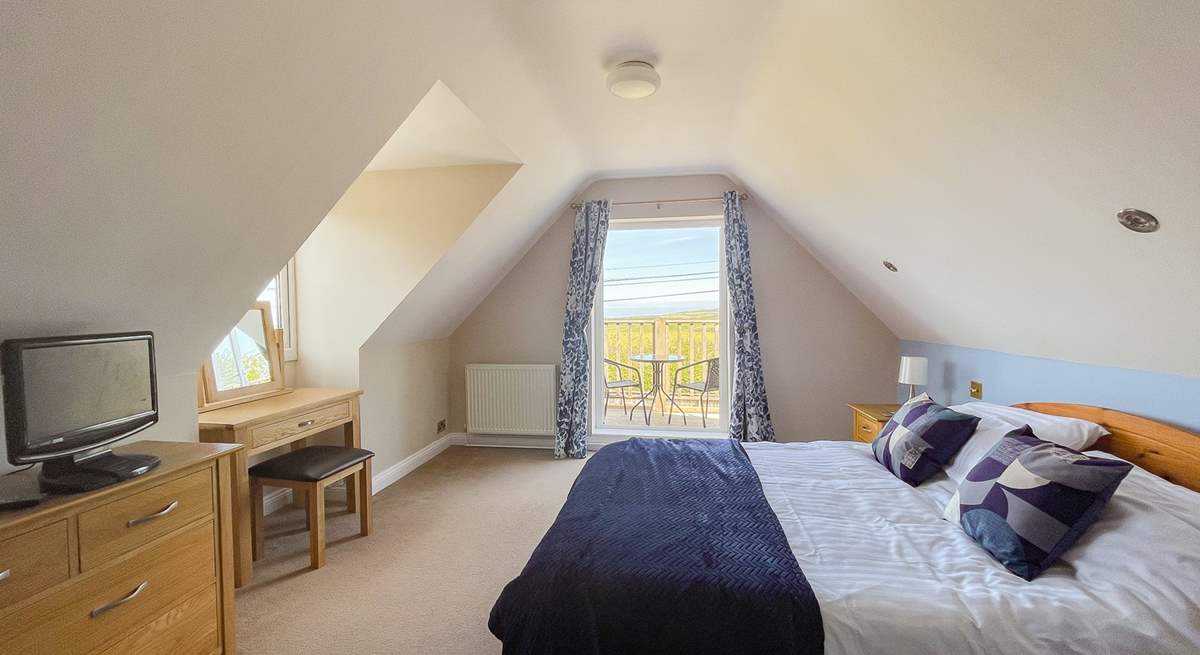 The bedrooms are nicely furnished.