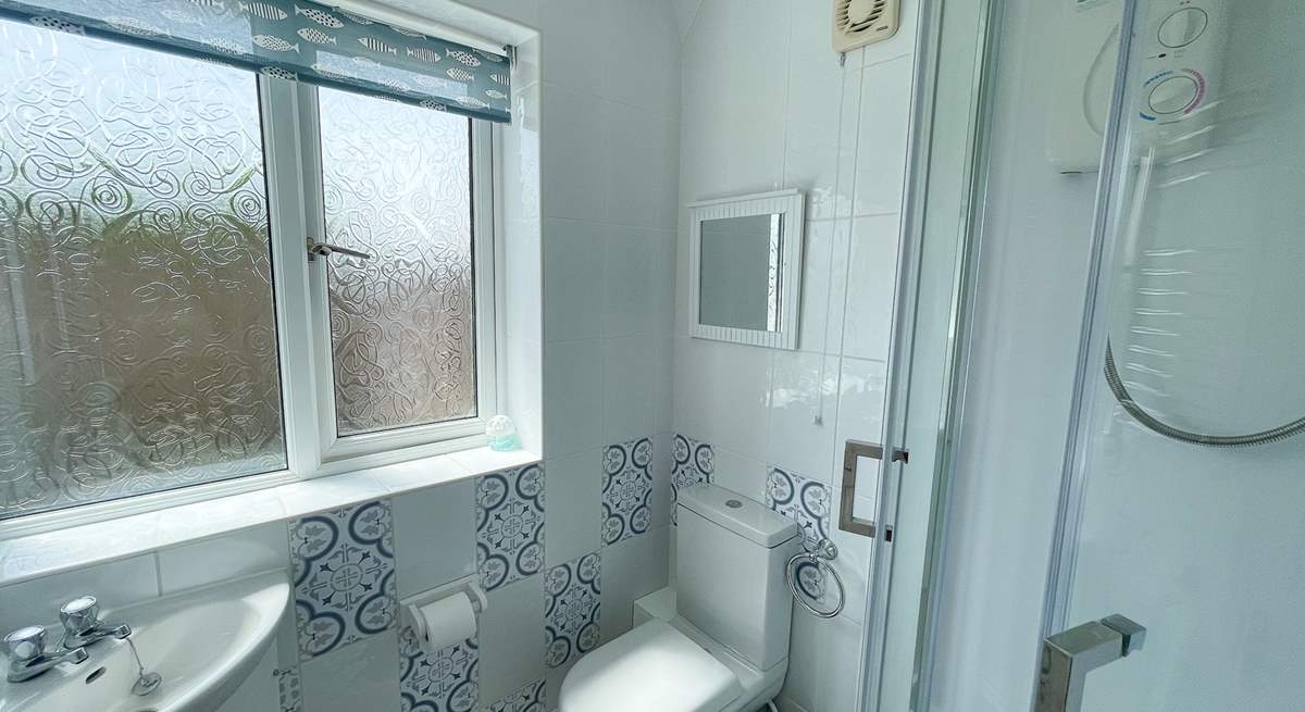 There is a handy shower-room on the ground floor. 
