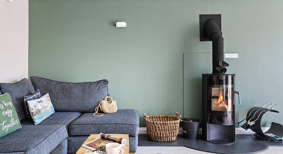 Relax on the cosy corner sofa after a busy beach day. 