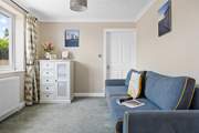 The second sitting-room is ideal for a quiet read or to catch up if work calls. This is also a full sofa bed and doubles up as a lovely bedroom.
