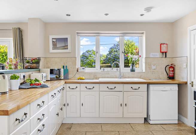 You will find all the equipment you'll need in the kitchen.