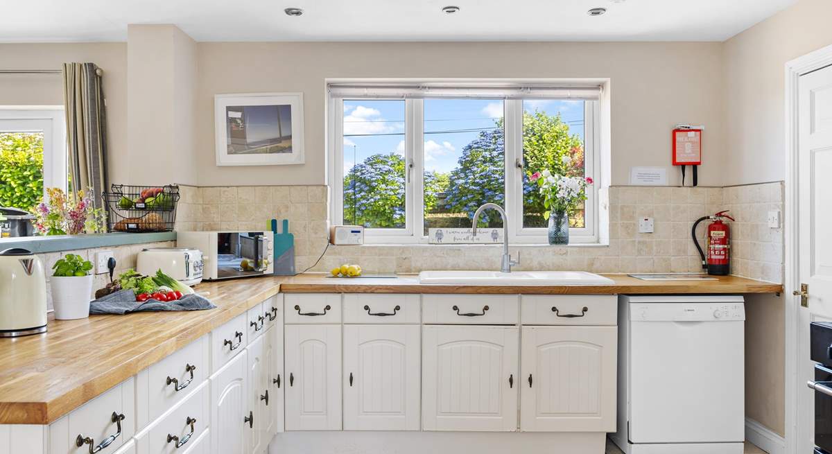 You will find all the equipment you'll need in the kitchen.