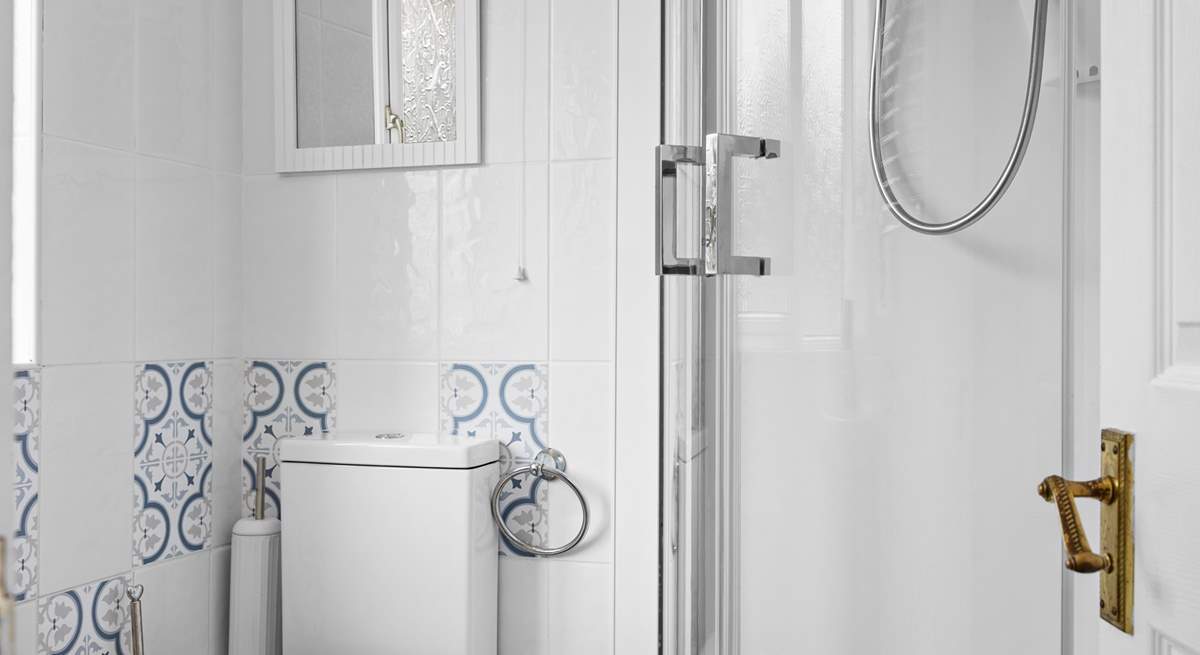There is a handy shower room on the ground floor.
