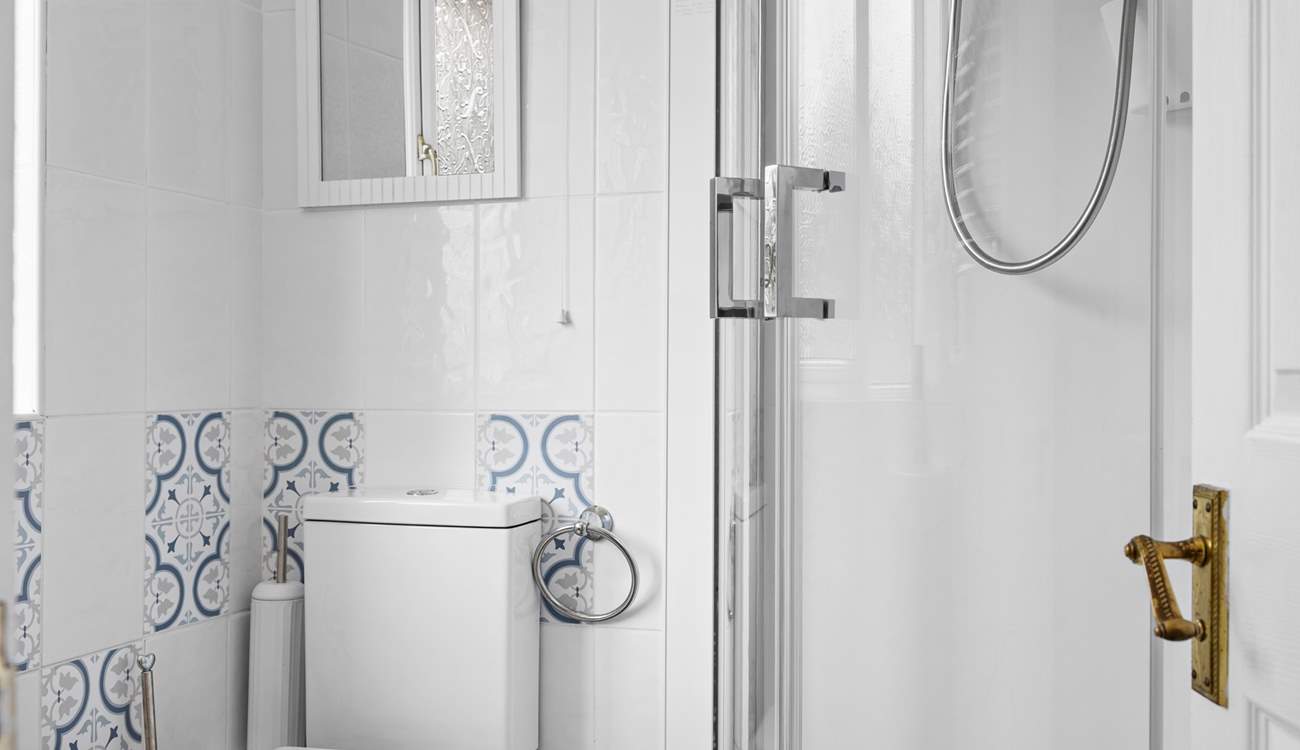 There is a handy shower room on the ground floor.