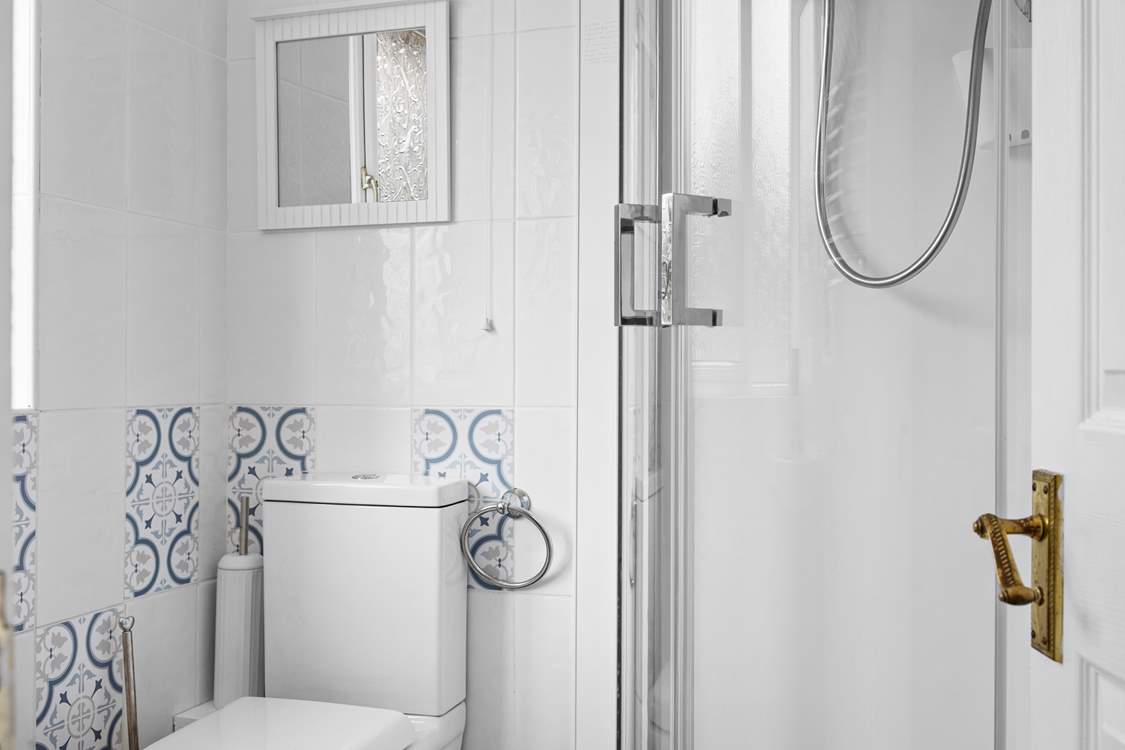There is a handy shower room on the ground floor.