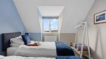 There are two twin rooms, ideal for either children or adults. 