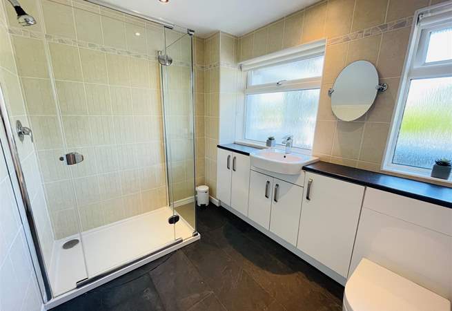 The ground floor shower-room.