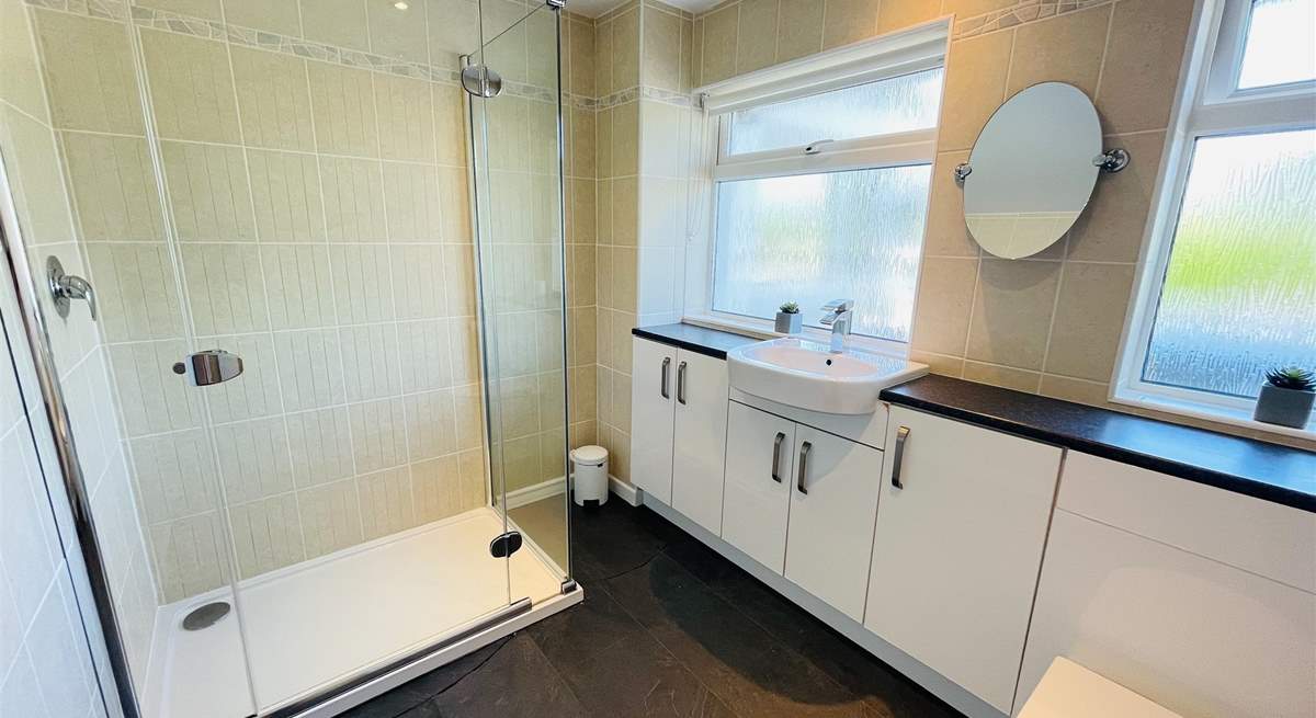 The ground floor shower-room.