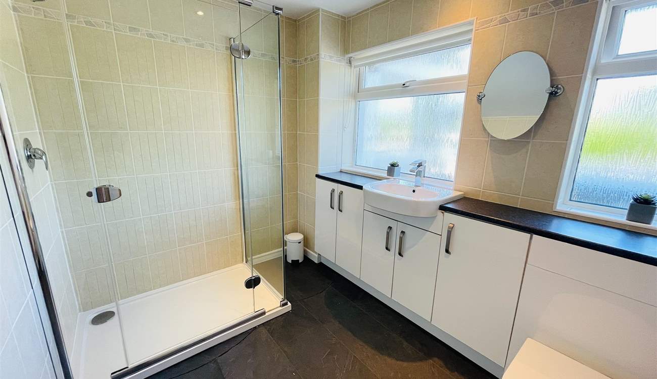 The ground floor shower-room.