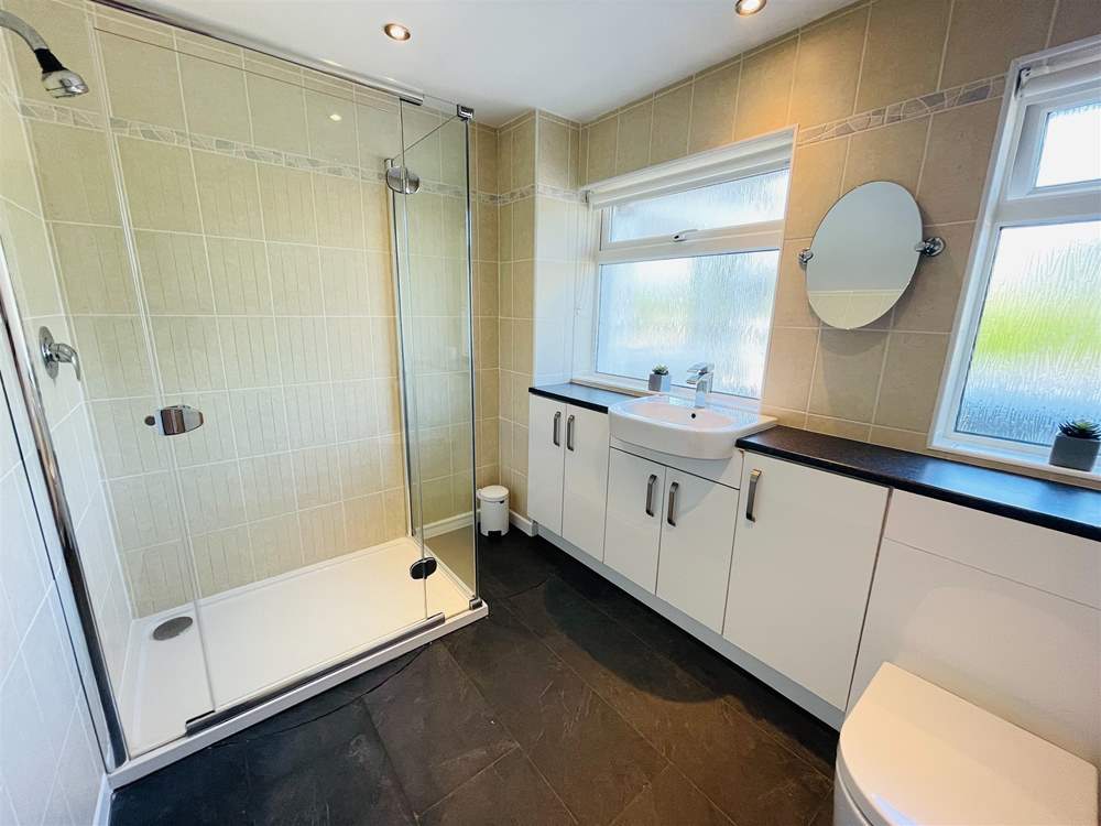 The ground floor shower-room.
