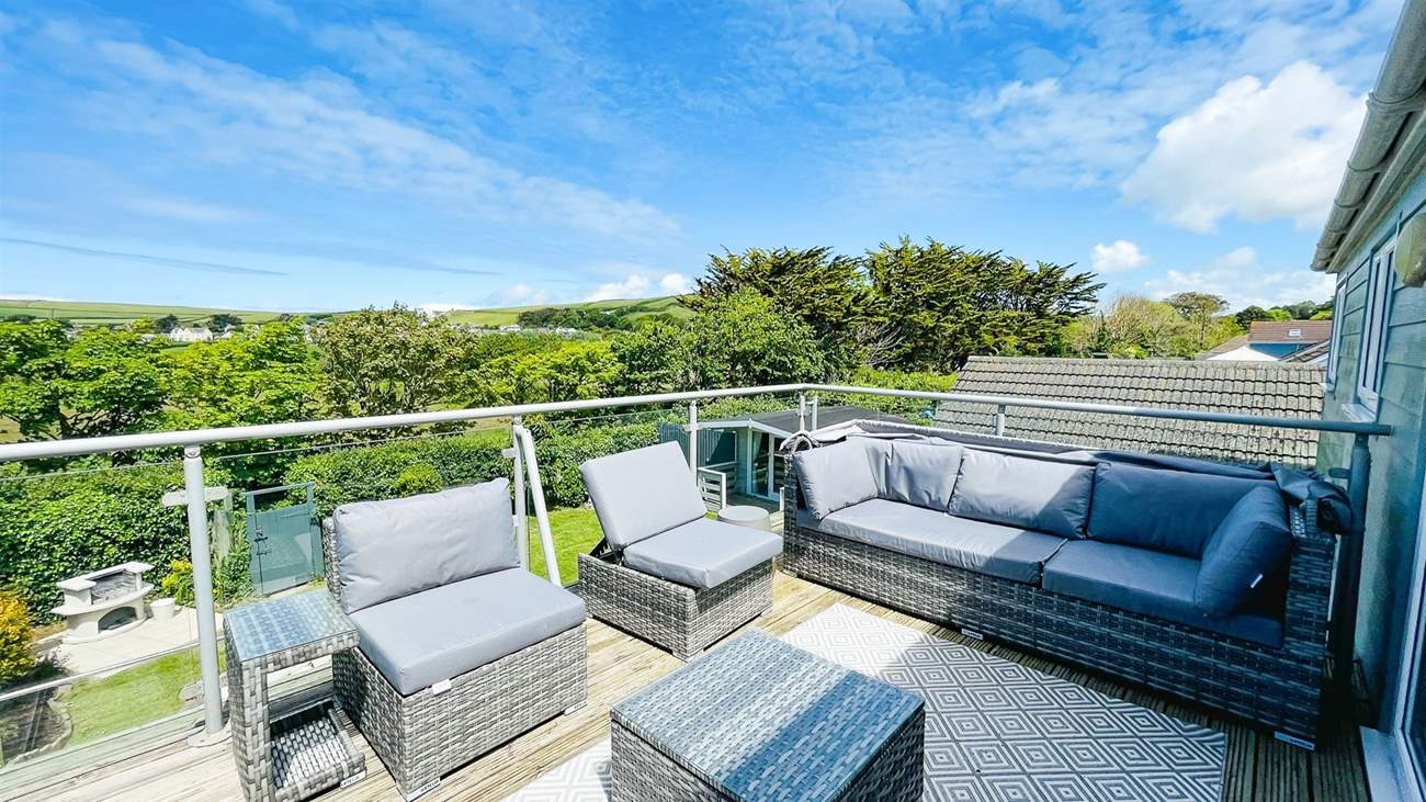 Soak up the sunshine from the terrace.