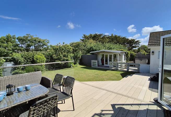 The garden is a delight.