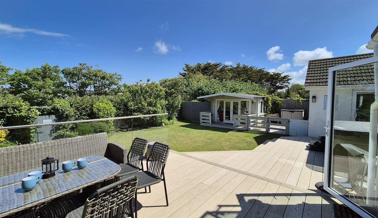 The garden is a delight.