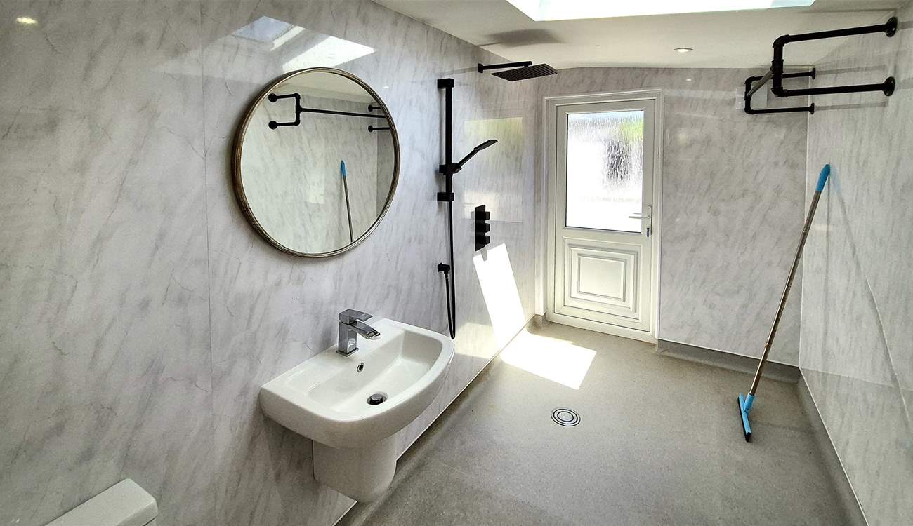 The ground floor wet-room.