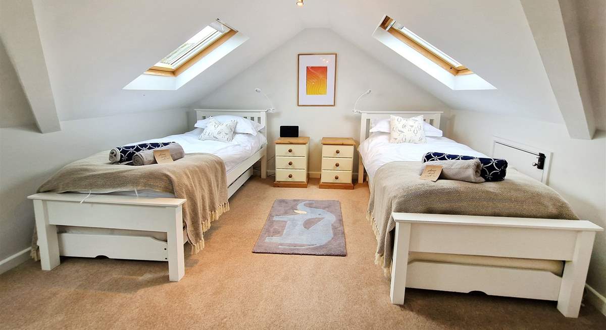 The twin bedroom.