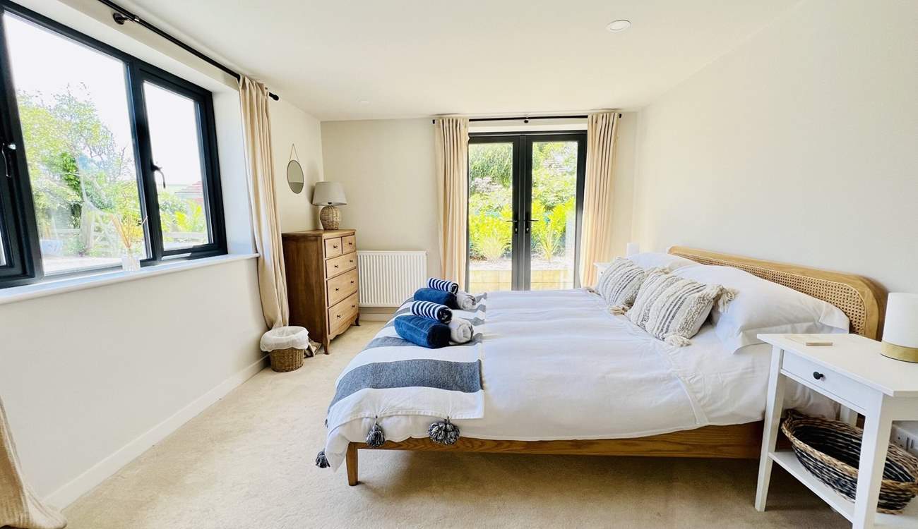 The four bedrooms are elegantly styled with comfort in mind. 