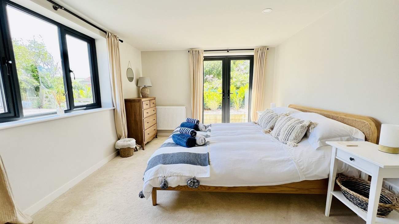 The four bedrooms are elegantly styled with comfort in mind.
