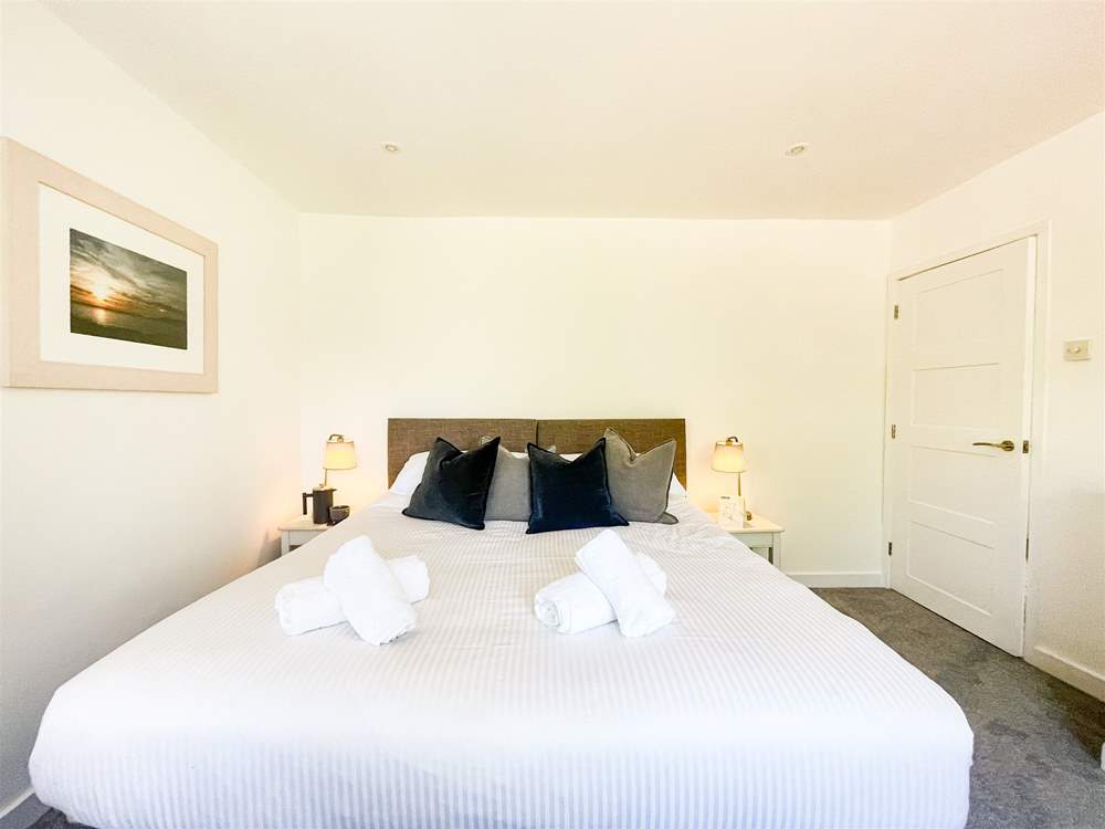 The ground floor bedroom can be made up as a super king or a twin.